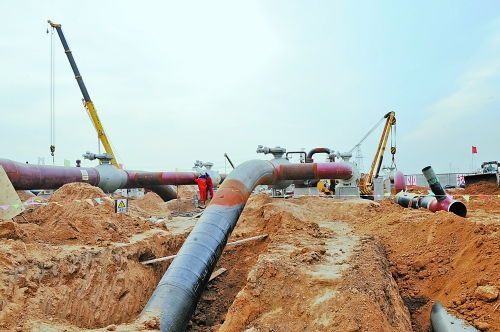 克乌输气新管道投入试运行 输水管道工程施工服务同步推进